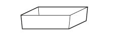Bodenauffangwanne STAWA-R nur in Verbindung mit/unter Auszugswannen (Volumen: 11,00 Liter) für Modell(e): Q90, S90 mit Breite 600 mm, Stahlblech pulverbeschichtet glatt